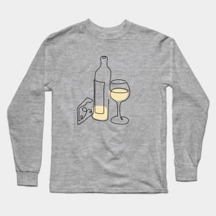 White wine & cheese Long Sleeve T-Shirt